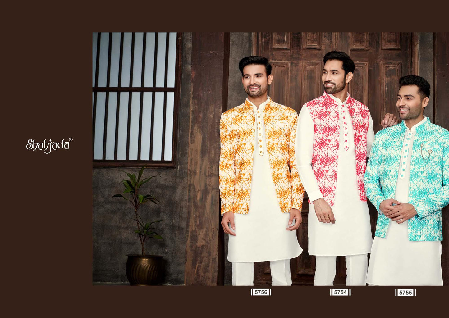 Kurta Jacket Set with Pants 5754