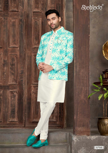 Kurta Jacket Set with Pants 5755