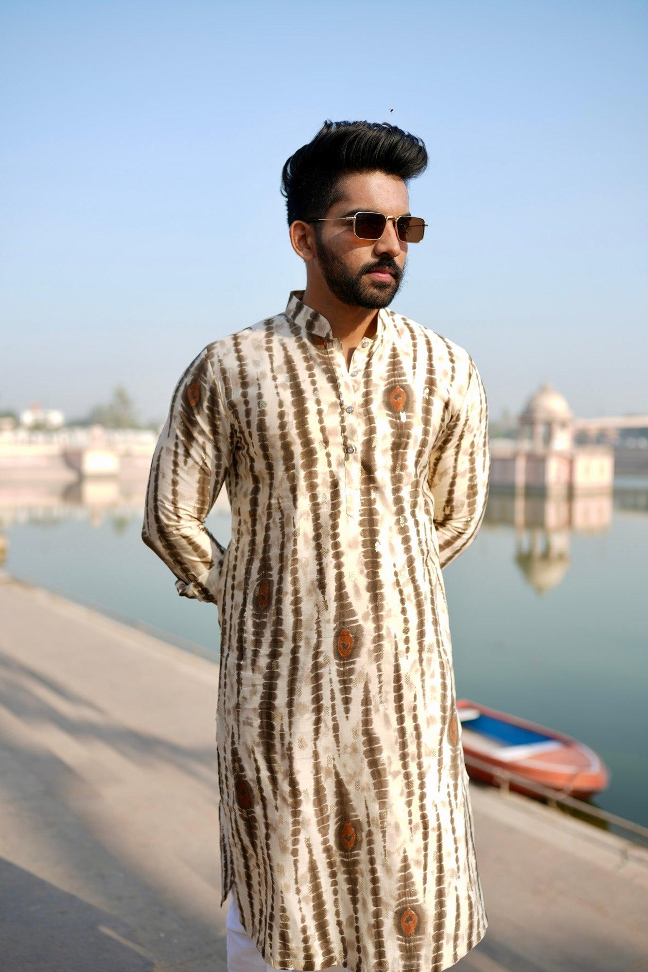 Organic Fabric Printed Kurta 11059