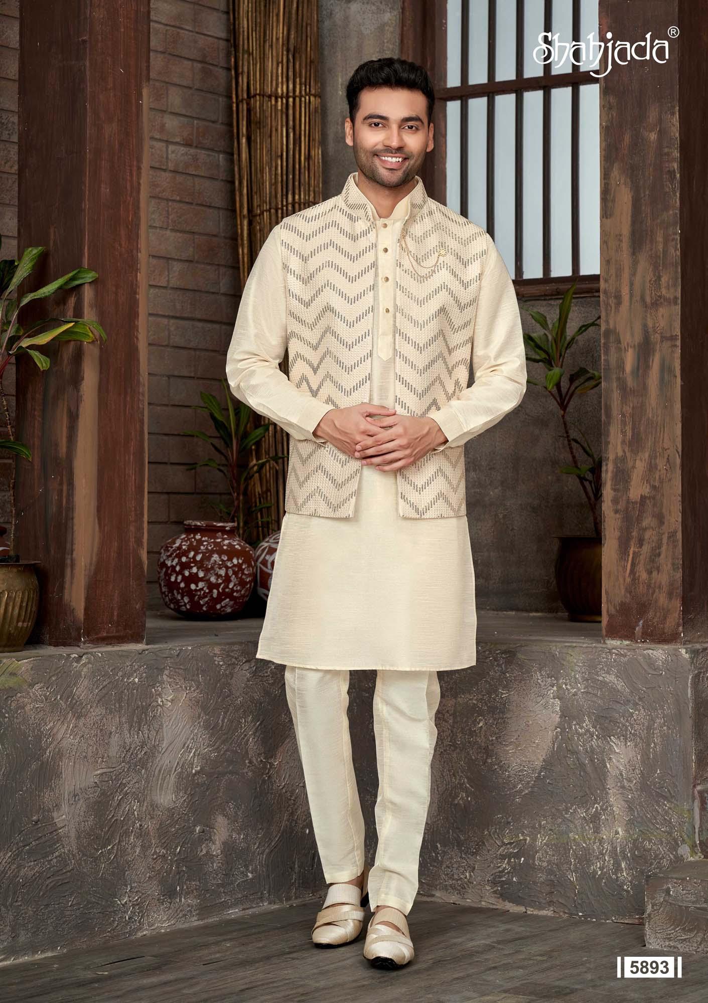 Kurta Jacket Set with Pants 5893