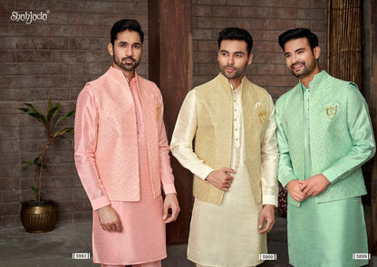 Kurta Jacket Set with Pants 5993