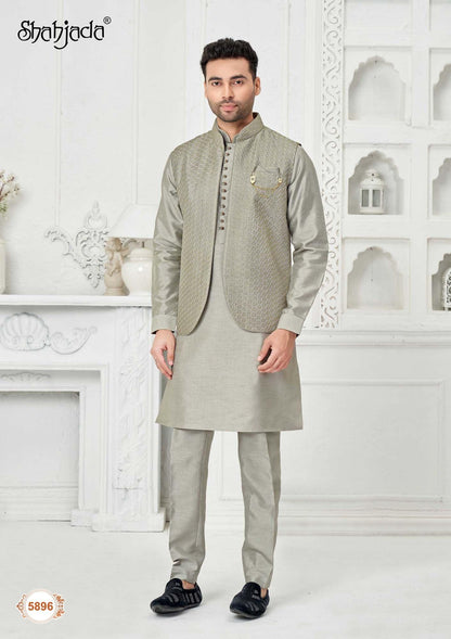 Kurta Jacket Set with Pants 5896