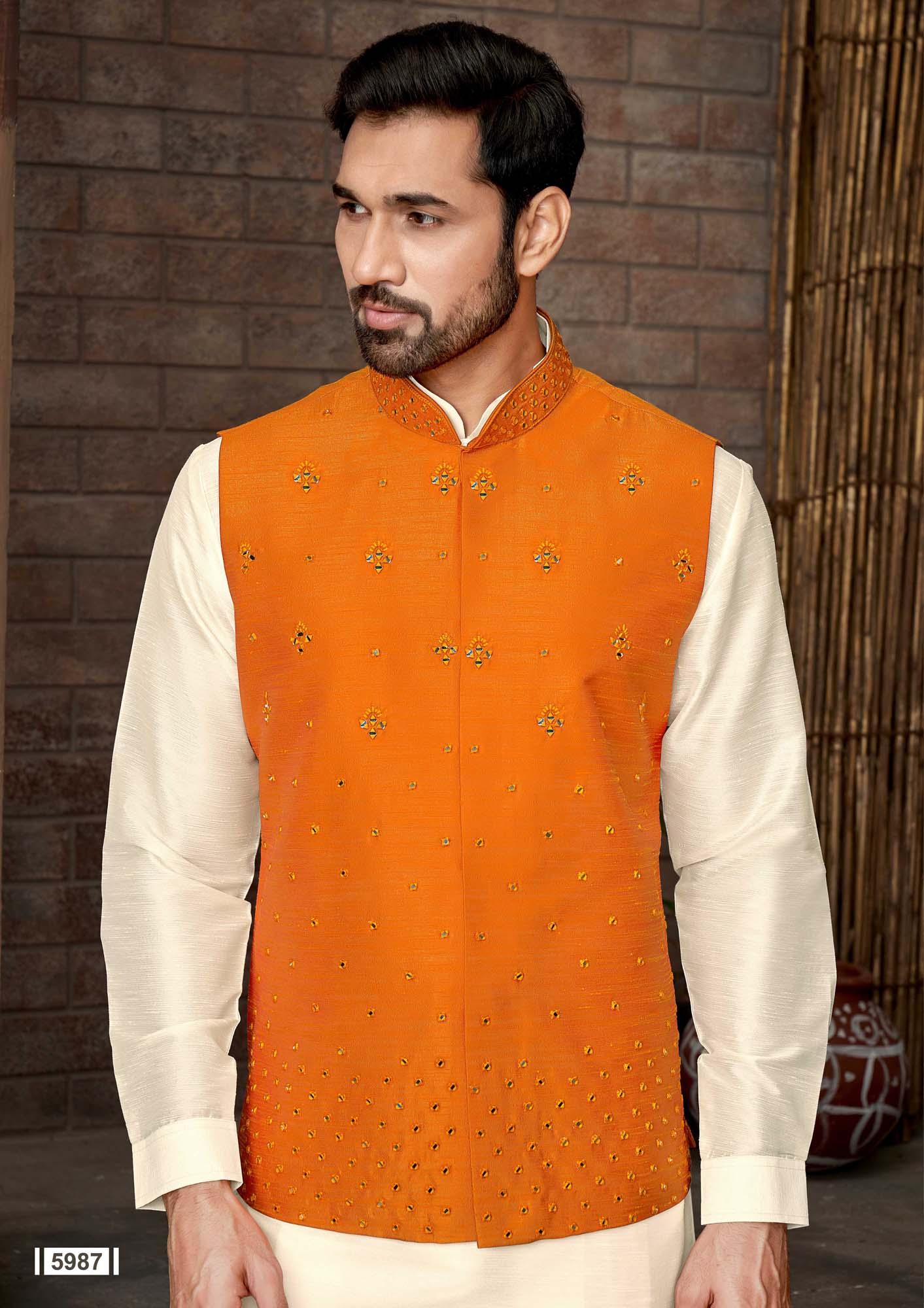 Kurta Jacket Set with Pants 5987