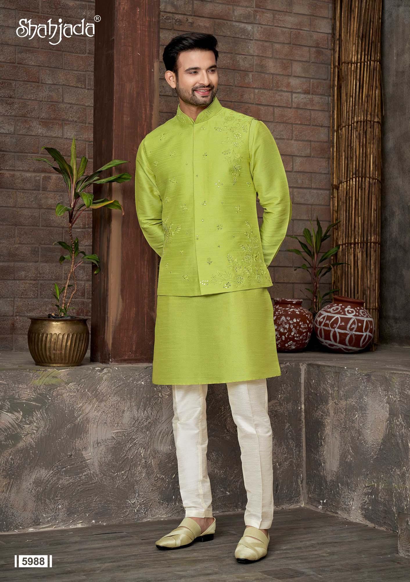 Kurta Jacket Set with Pants 5988