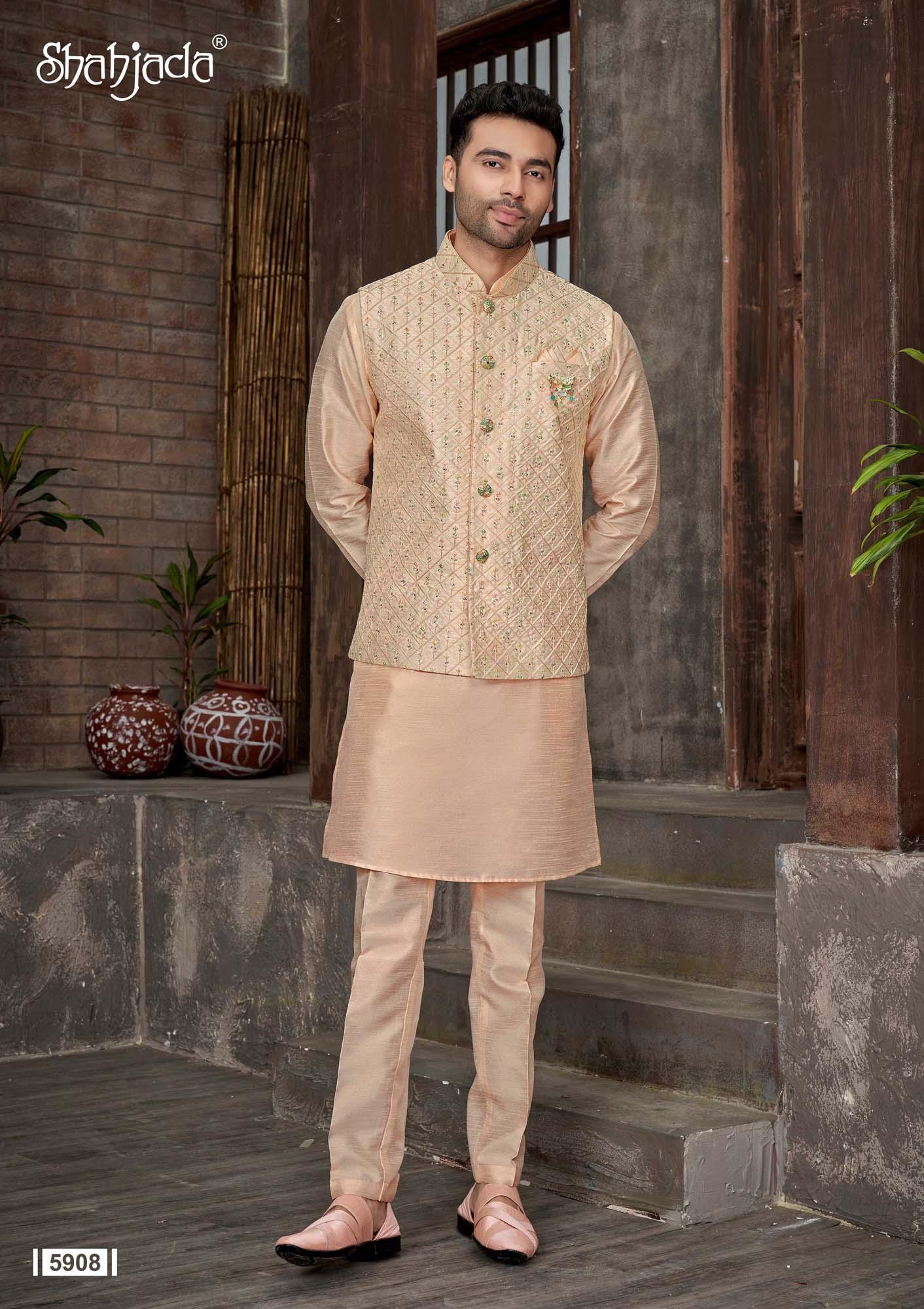 Kurta Jacket Set with Pants 5908