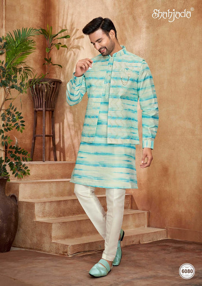 Kurta Jacket Set with Pants 6080