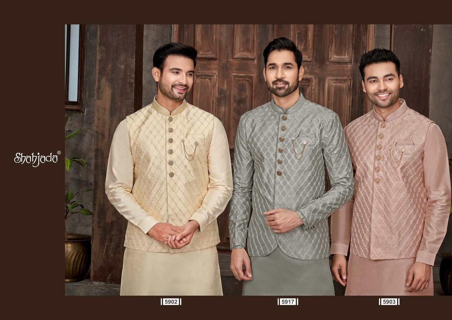 Kurta Jacket Set with Pants 5902