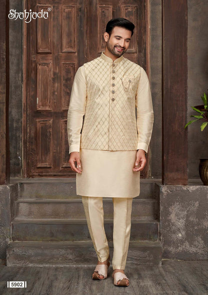 Kurta Jacket Set with Pants 5902