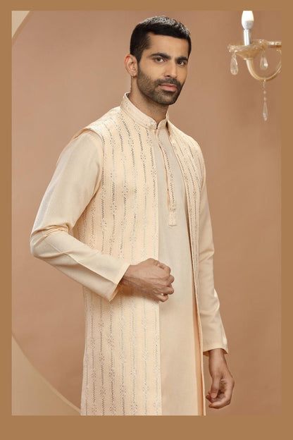 Kurta Jacket Set with Pants 6341